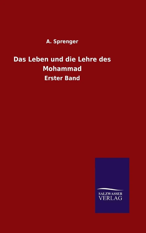 Das Leben und die Lehre des Mohammad: Erster Band - Image 1