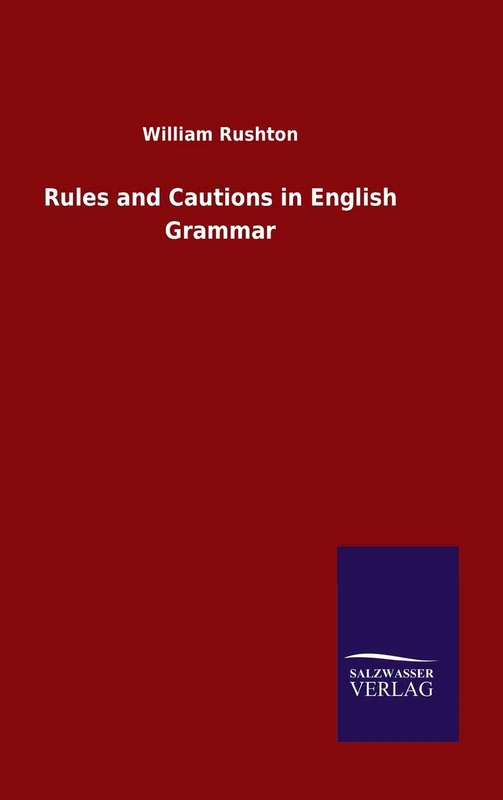 Rules and Cautions in English Grammar