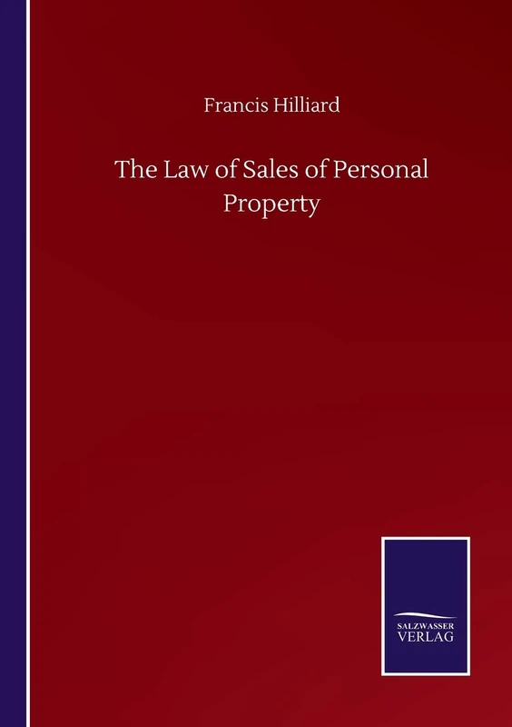 The Law of Sales of Personal Property