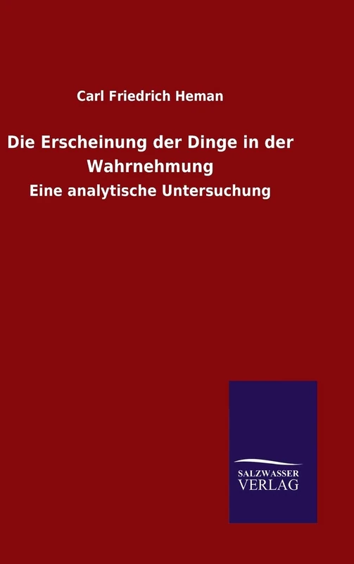 Die Erscheinung der Dinge in der Wahrnehmung - Image 1