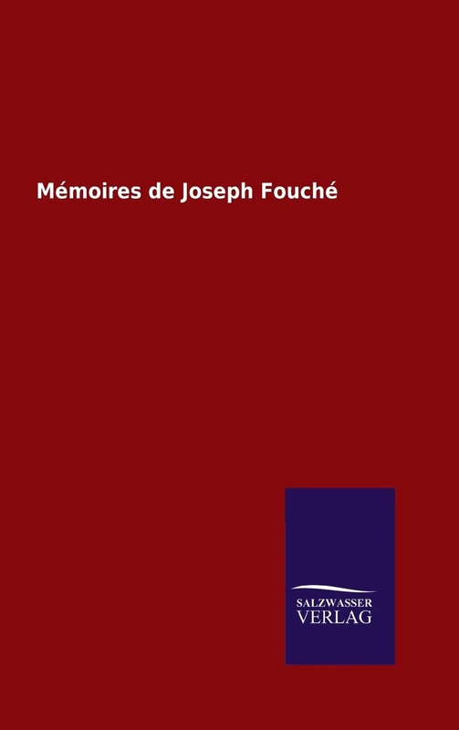 Mémoires de Joseph Fouché