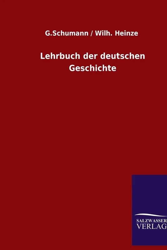 Lehrbuch der deutschen Geschichte