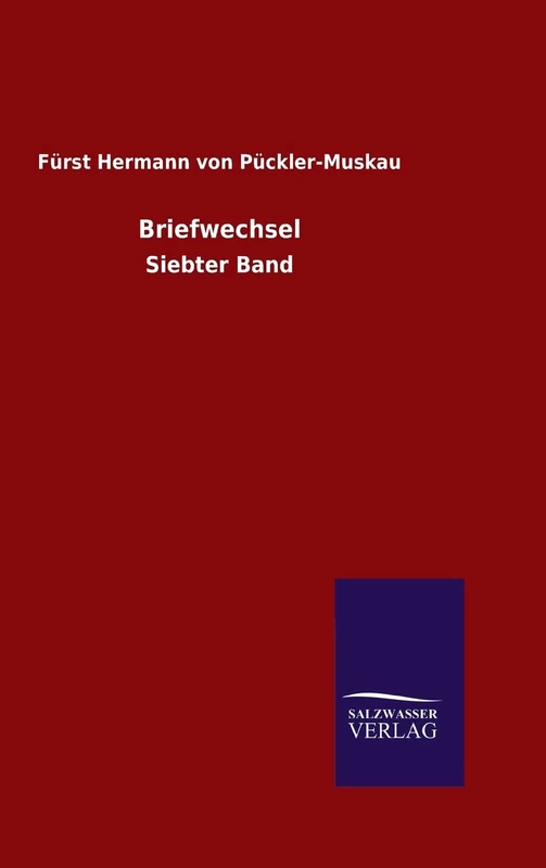 Briefwechsel: Siebter Band