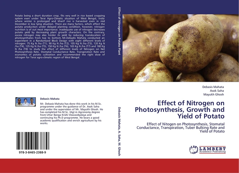 Effect of Nitrogen on Photosynthesis, Growth and Yield of Potato: Effect of Nitogen on Photosynthesis, Stomatal Conductance, Transpiration, Tuber Bulking Rate and Yield of Potato - Image 1