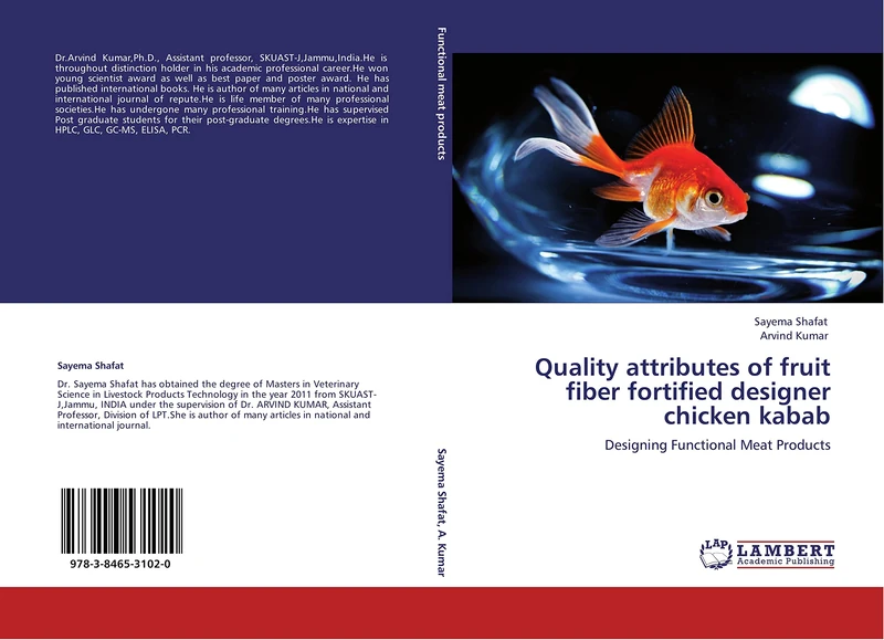 Quality attributes of fruit fiber fortified designer chicken kabab: Designing Functional Meat Products - Image 1