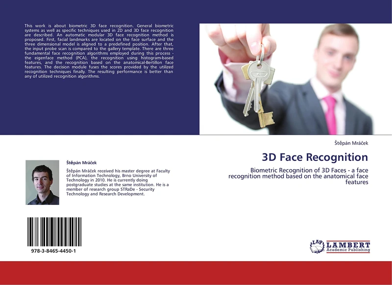 3D Face Recognition: Biometric Recognition of 3D Faces - a face recognition method based on the anatomical face features