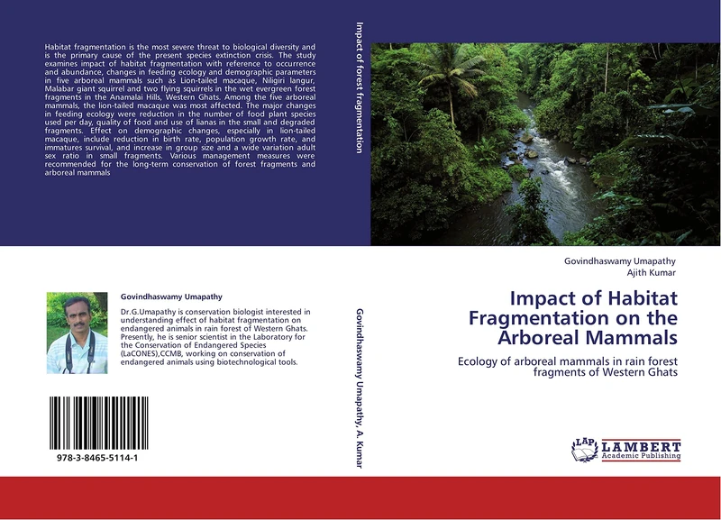 Impact of Habitat Fragmentation on the Arboreal Mammals: Ecology of arboreal mammals in rain forest fragments of Western Ghats