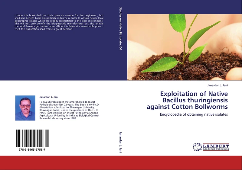 Exploitation of Native Bacillus thuringiensis against Cotton Bollworms: Encyclopedia of obtaining native isolates