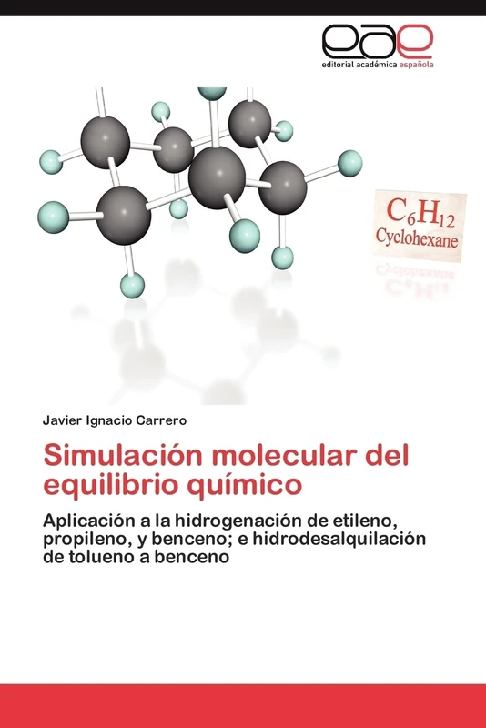 Simulación molecular del equilibrio químico: Aplicación a la hidrogenación de etileno, propileno, y benceno; e hidrodesalquilación de tolueno a benceno - Image 1