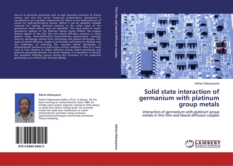 Solid state interaction of germanium with platinum group metals: Interaction of germanium with platinum group metals in thin film and lateral diffusion couples - Image 1