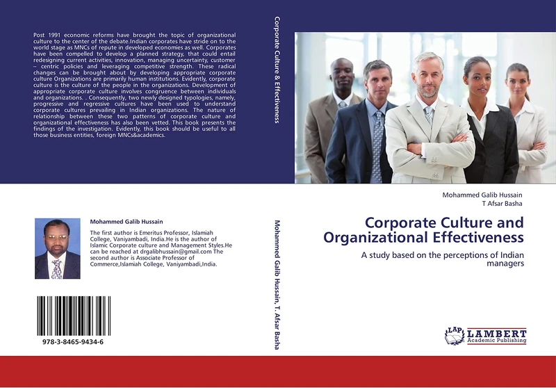 Corporate Culture and Organizational Effectiveness: A study based on the perceptions of Indian managers