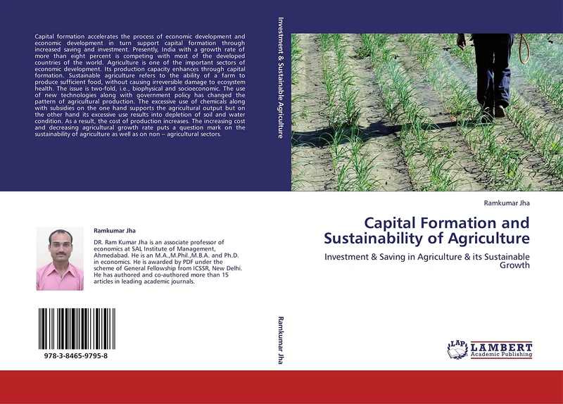 Capital Formation and Sustainability of Agriculture: Investment & Saving in Agriculture & its Sustainable Growth