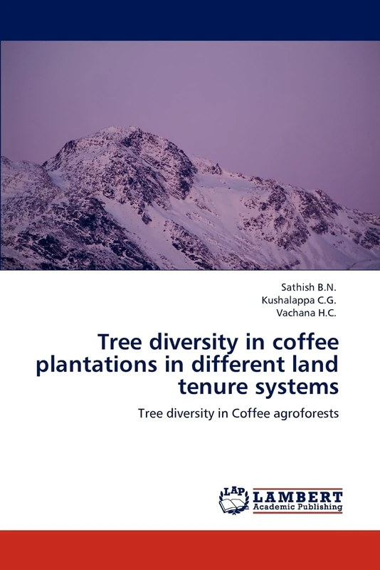 Tree diversity in coffee plantations in different land tenure systems: Tree diversity in Coffee agroforests