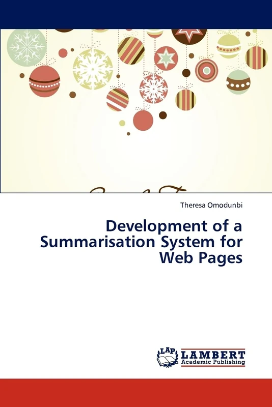 Development of a Summarisation System for Web Pages
