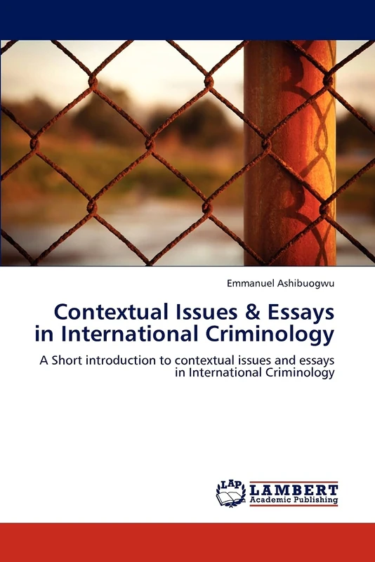 Contextual Issues & Essays in International Criminology: A Short introduction to contextual issues and essays in International Criminology