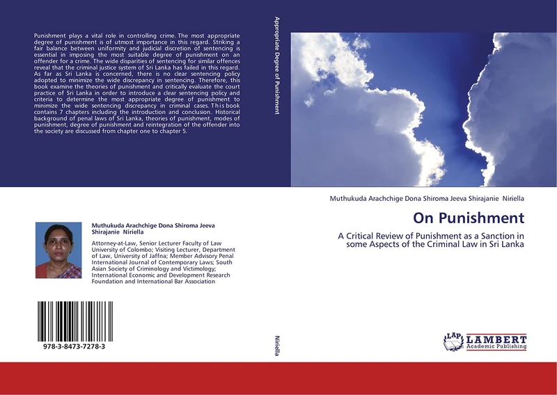 On Punishment: A Critical Review of Punishment as a Sanction in some Aspects of the Criminal Law in Sri Lanka