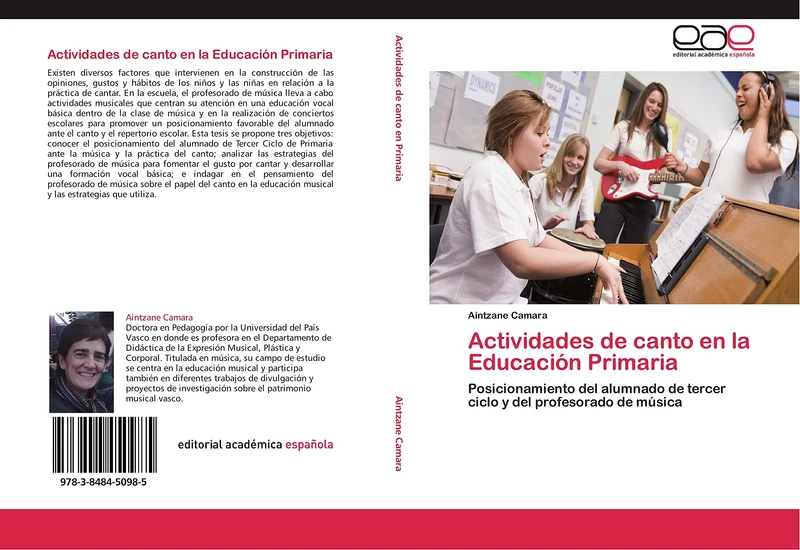 Actividades de canto en la Educación Primaria: Posicionamiento del alumnado de tercer ciclo y del profesorado de música