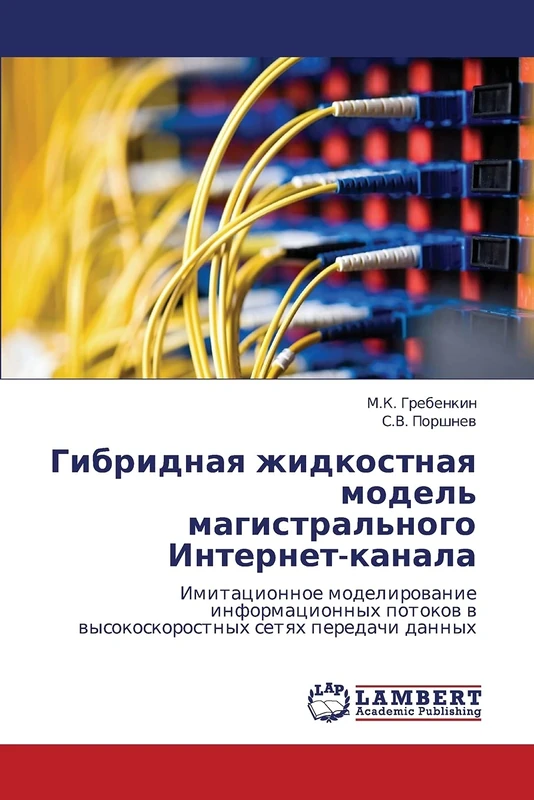 Gibridnaya zhidkostnaya model' magistral'nogo Internet-kanala: Imitatsionnoe modelirovanie informatsionnykh potokov v vysokoskorostnykh setyakh peredachi dannykh