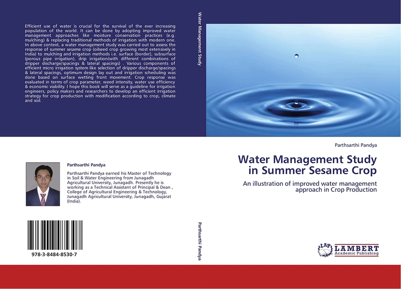 Water Management Study in Summer Sesame Crop: An illustration of improved water management approach in Crop Production