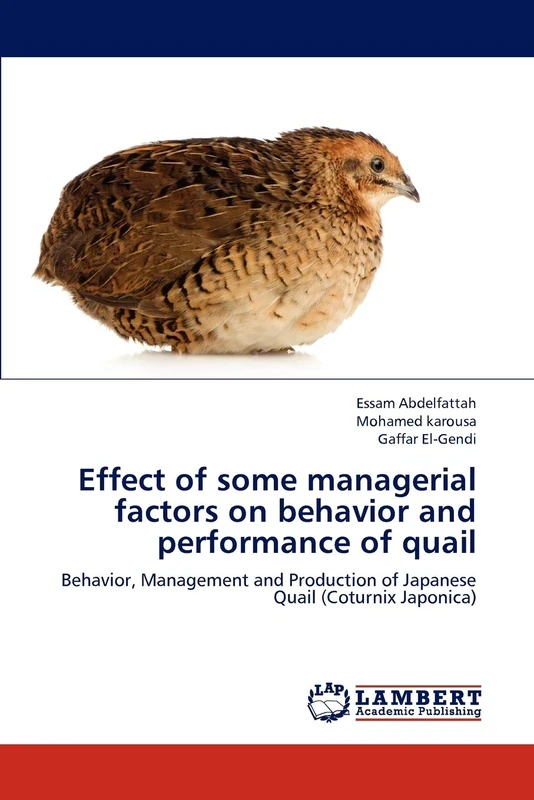 Effect of some managerial factors on behavior and performance of quail: Behavior, Management and Production of Japanese Quail (Coturnix Japonica) - Image 1