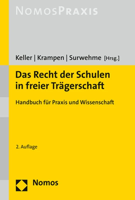 Das Recht Der Schulen in Freier Tragerschaft: Handbuch Fur Praxis Und Wissenschaft