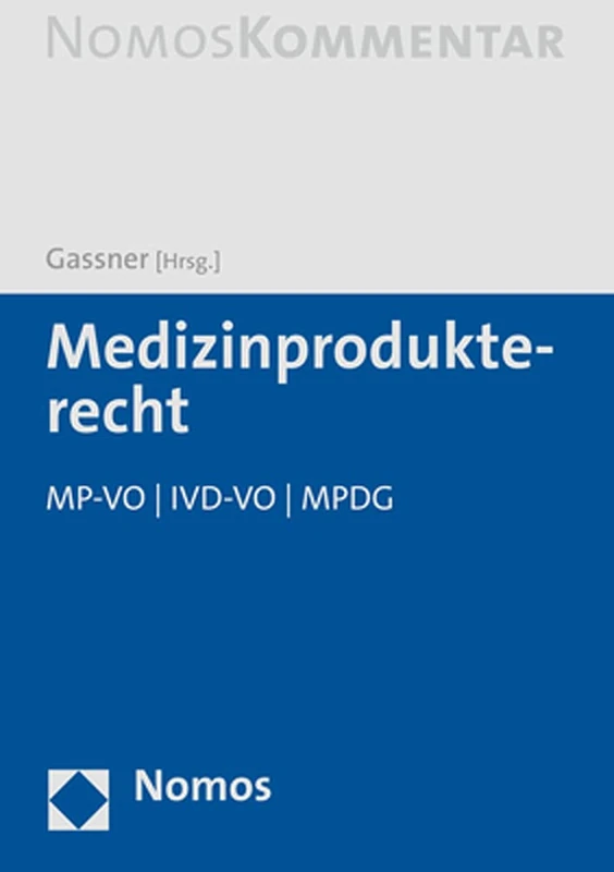 Medizinprodukterecht: Mp-vo I Ivd-vo I Mpdg