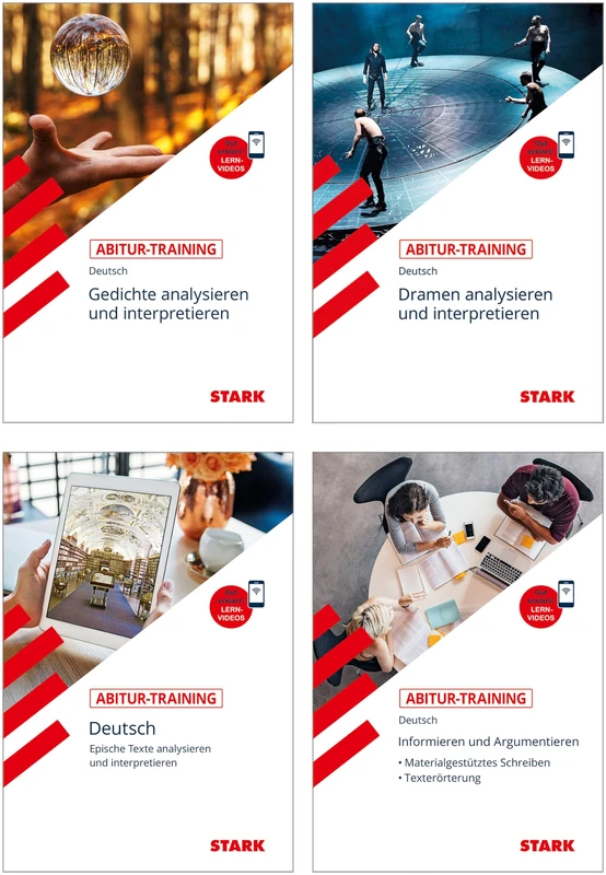 STARK Abitur-Training Deutsch - Erörtern und Sachtexte + Lyrik + Epik + Dramen - Image 1
