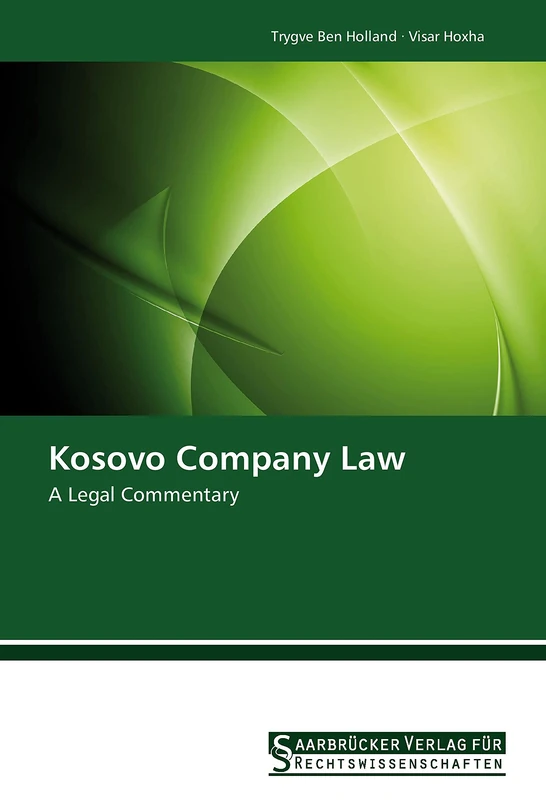 Kosovo Company Law: A Legal Commentary