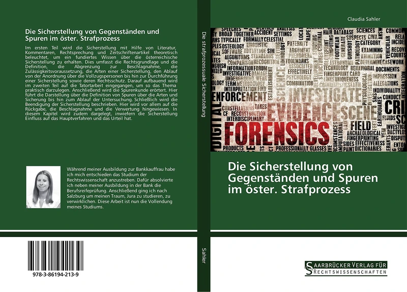 Die Sicherstellung von Gegenständen und Spuren im öster. Strafprozess - Image 1