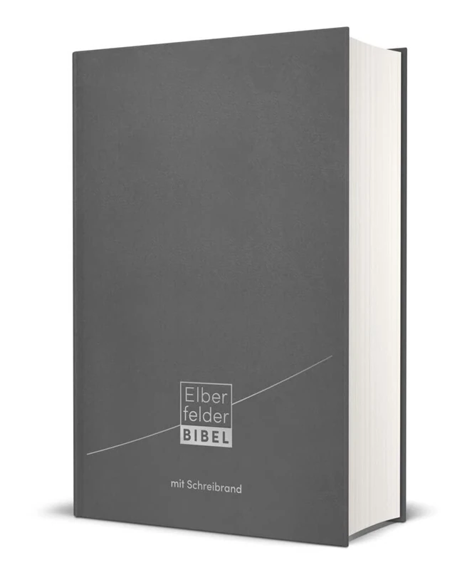 Elberfelder Bibel: mit Schreibrand, Leder