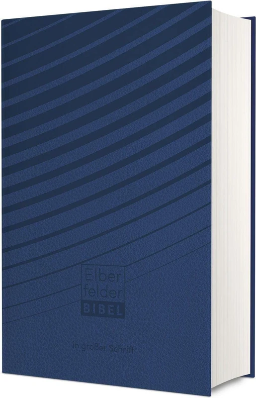 Elberfelder in großer Schrift: Kunstleder blau 2022