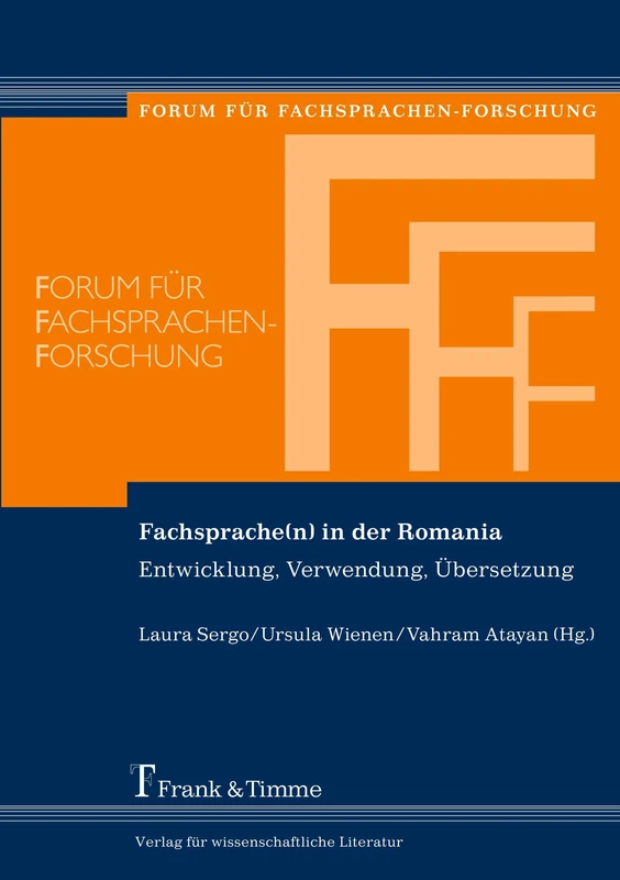 Fachsprache(n) in der Romania: Entwicklung, Verwendung, Übersetzung - Image 1
