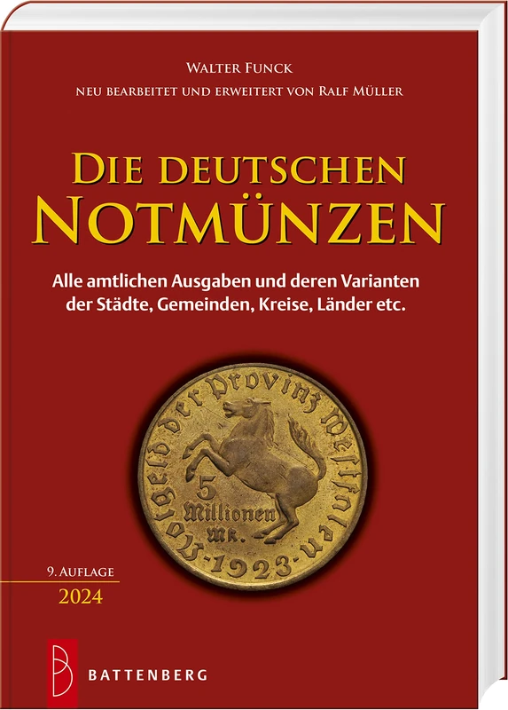 Die deutschen Notmünzen: Alle amtlichen Ausgaben und deren Varianten der Städte, Gemeinden, Kreise, Länder etc. - Image 1