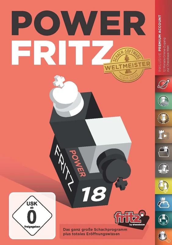 Power Fritz 18 - Das ganz große Schachprogramm mit kompletter Eröffnungstheorie: Schach-Software Weltmeister 2022 - Das ganz große PC-Schachprogramm mit kompletter Eröffnungstheorie - Image 1