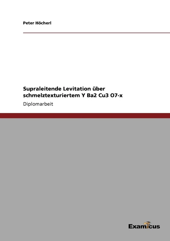 Supraleitende Levitation über schmelztexturiertem Y Ba2 Cu3 O7-x - Image 1