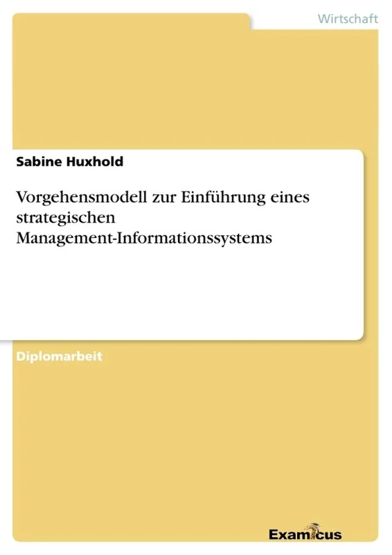 Vorgehensmodell zur Einführung eines strategischen Management-Informationssystems