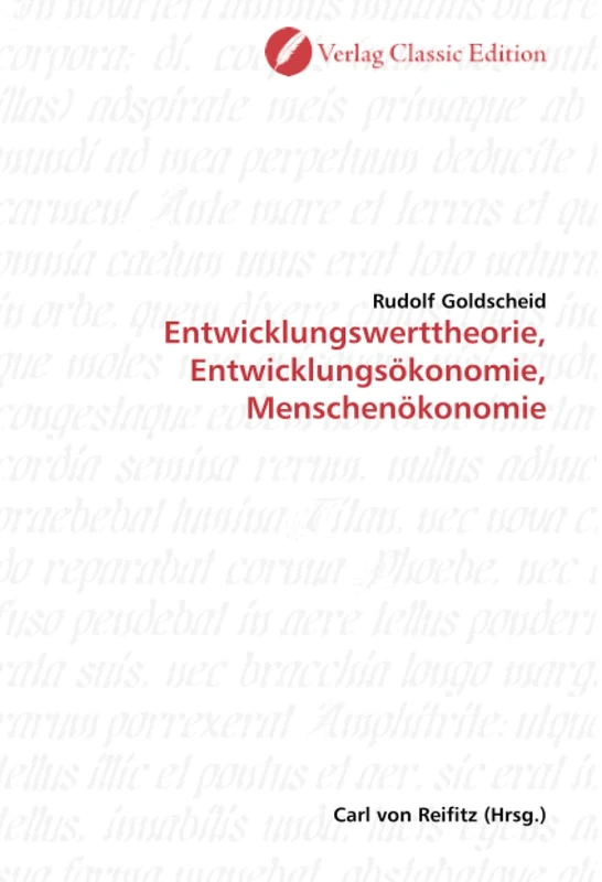Entwicklungswerttheorie, Entwicklungsökonomie, Menschenökonomie - Image 1