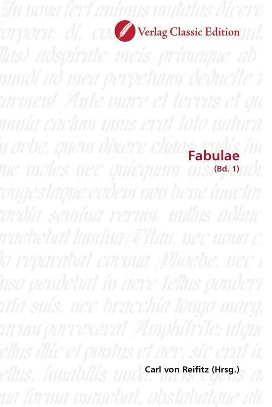 Fabulae: (Bd. 1)