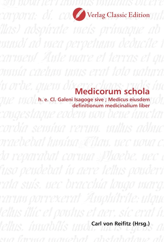 Medicorum schola: h. e. Cl. Galeni Isagoge sive ; Medicus eiusdem definitionum medicinalium liber - Image 1