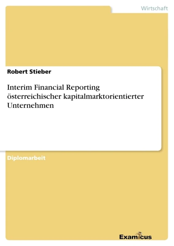 Interim Financial Reporting österreichischer kapitalmarktorientierter Unternehmen - Image 1