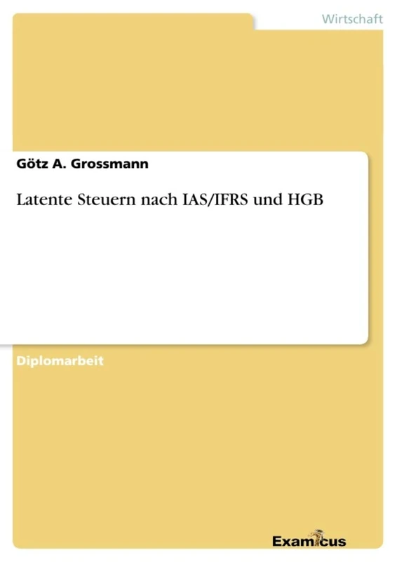 Latente Steuern nach IAS/IFRS und HGB - Image 1