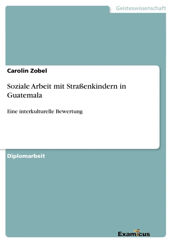 Soziale Arbeit mit Straßenkindern in Guatemala: Eine interkulturelle Bewertung - Image 1