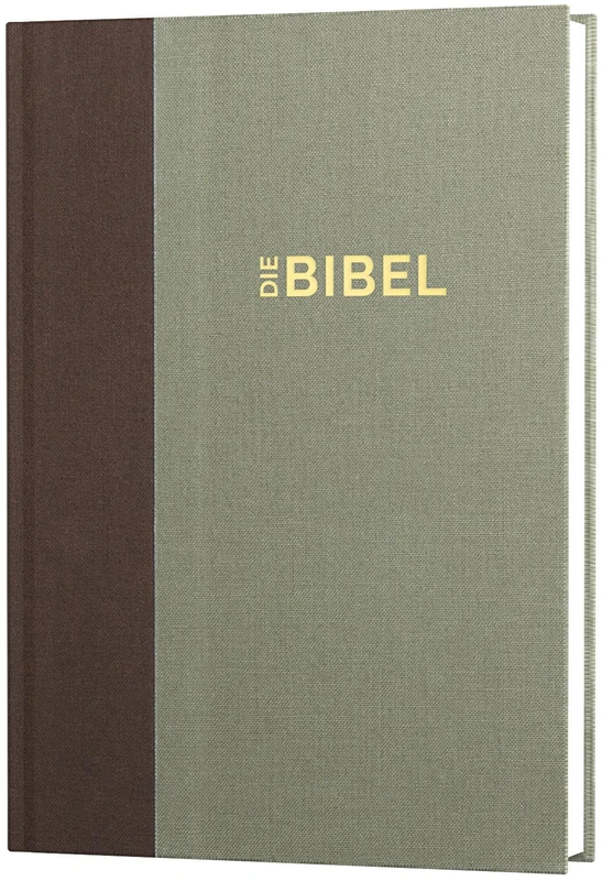 Schlachter 2000 Bibel - Standardausgabe (Duoleinen braun/khaki, fester Einband): Standardausgabe, Cover: Duoleinen / Fadenheftung