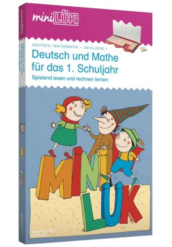 miniLÜK. Deutsch und Mathe / Set: Mathestation 1.Klasse / Erstlesestation 1 / Spielend lesen und rechnen lernen