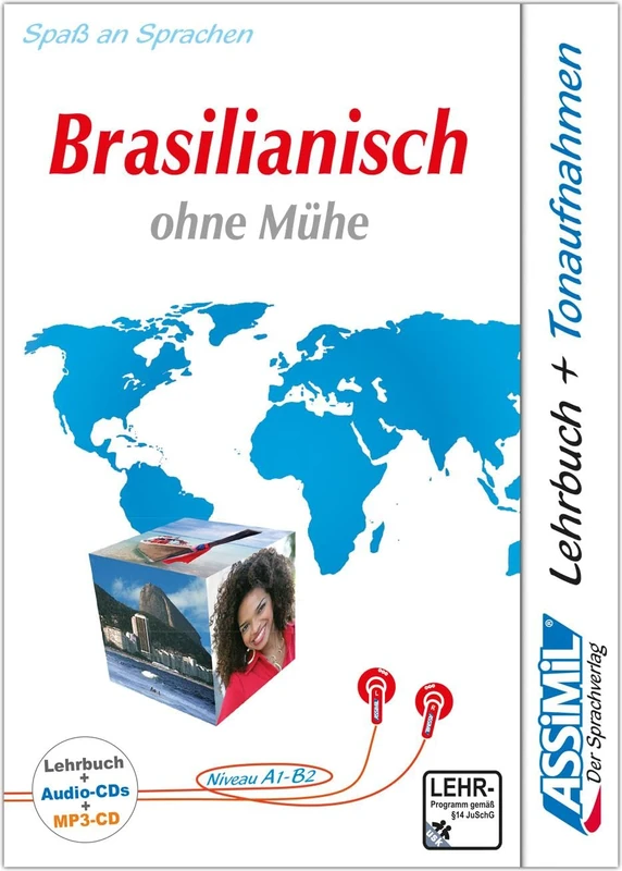 Assimil Brasilianisch ohne Mühe: Lehrbuch (Niveau A1 - B2) und 4 Audio-CDs + 1 mp3-CD* mit 210 Min. Tonaufnahmen