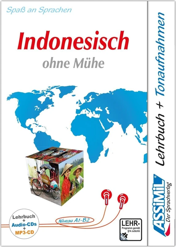 ASSiMiL Indonesisch ohne Mühe: Selbstlernkurs für Deutsche - Lehrbuch + 4 Audio-CDs + 1 mp3-CD