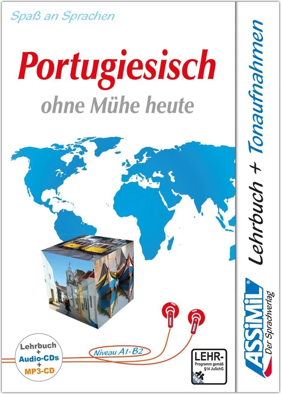 ASSiMiL Portugiesisch ohne Mühe heute - Audio-Plus-Sprachkurs: Selbstlernkurs für Deutschsprechende - Lehrbuch (Niveau A1-B2) + 4 Audio-CDs + 1 MP3-CD