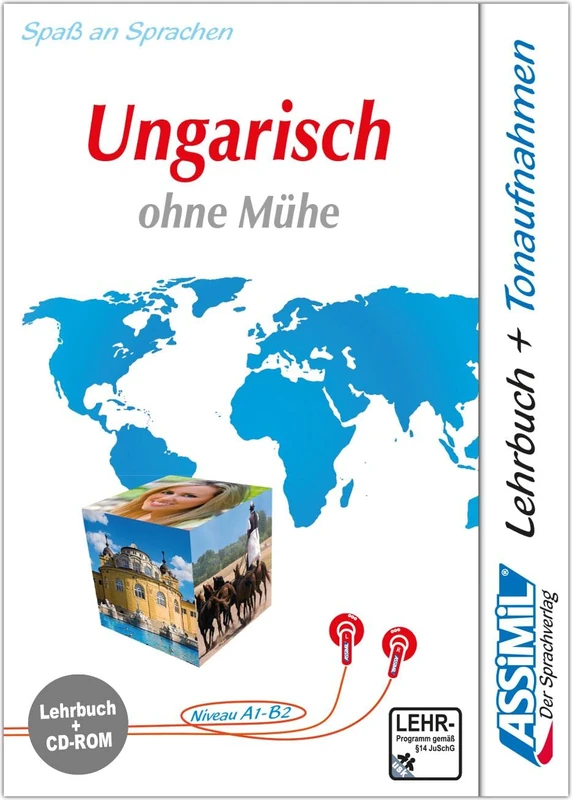 ASSiMiL Ungarisch ohne Mühe - PC-Sprachkurs - Niveau A1-B2: Selbstlernkurs in deutscher Sprache, Lehrbuch + CD-ROM