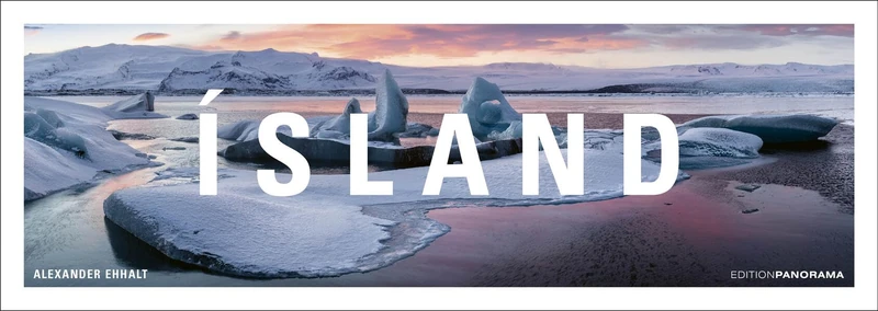 ISLAND: Immerwährender Panorama-Kalender, 110 x 39 cm - Image 1
