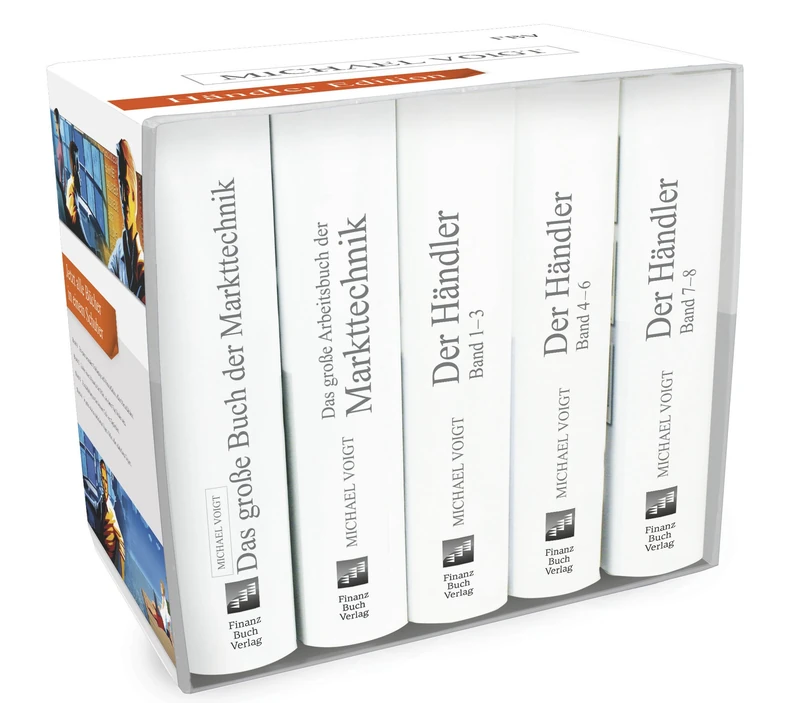 Michael Voigts Trading Edition: Die Händlerreihe, Das große Buch der Markttechnik und Das große Arbeitsbuch der Markttechnik im Schuber